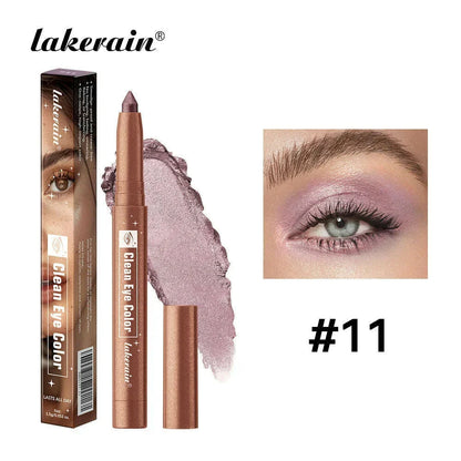 1pc Shimmering Eyeshadow Highlight Stick Glitter White Eyeshadow Pencil for Bright Eyes Dazzling Effect Makeup Highlighter