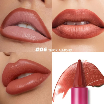 Matte Velvet Lip Liner & Lipstick - Dual-Use Precision Lip Contour Pencil for Smooth, Long-Lasting Color,Lip Liner Pencil, lip