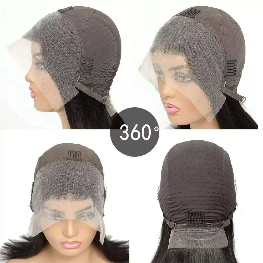 13x4 Lace Front Wig Pixie Cut Wigs Human Hair for Women Transparent Frontal Wig Natural Wave Wig