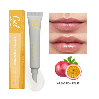 Lakerain Peptide Lip Treatment Jelly Transparent Moisturizing Repairy Reduce Lips Fine Line Lip Blam Gel Hydrating Plump 10ml