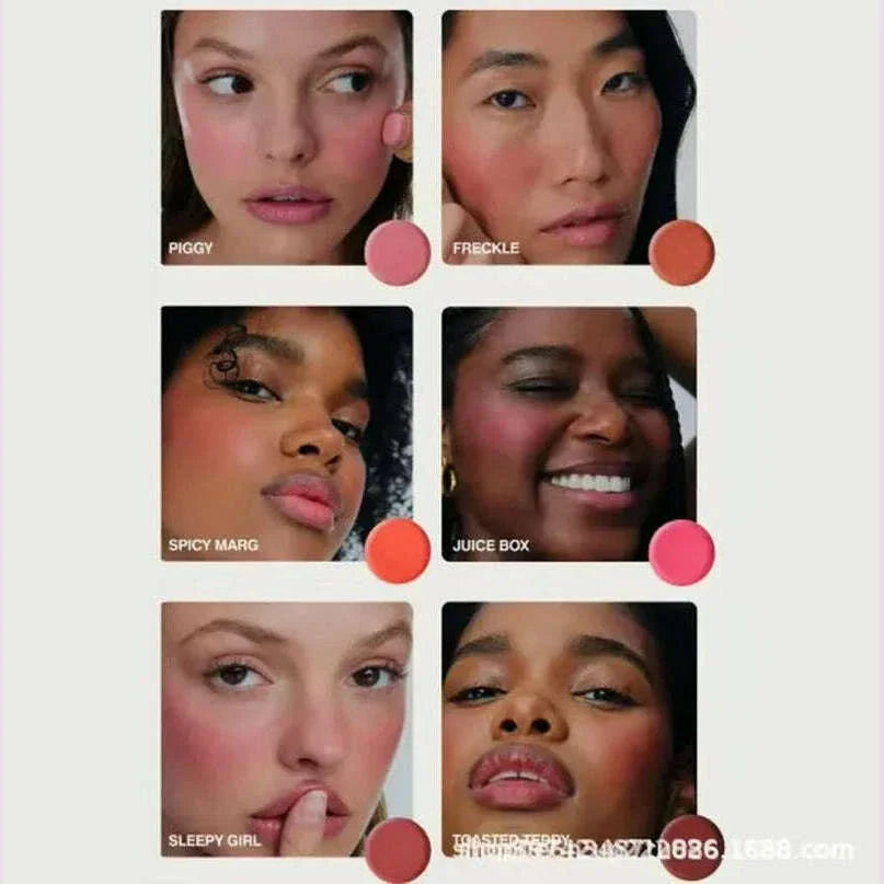 New Pocket Blush Stick Lip And Cheek Hydrating Stick Natural Rouge Powder Blush Cream Lipstick Cheek Easy To Apply Color