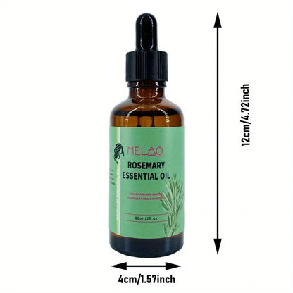 GZE Rosemary Hair Oil For All Hair Types 60ml Multi-Purpose For Hair And Body Care  Premium Essential Oil Moisturizing