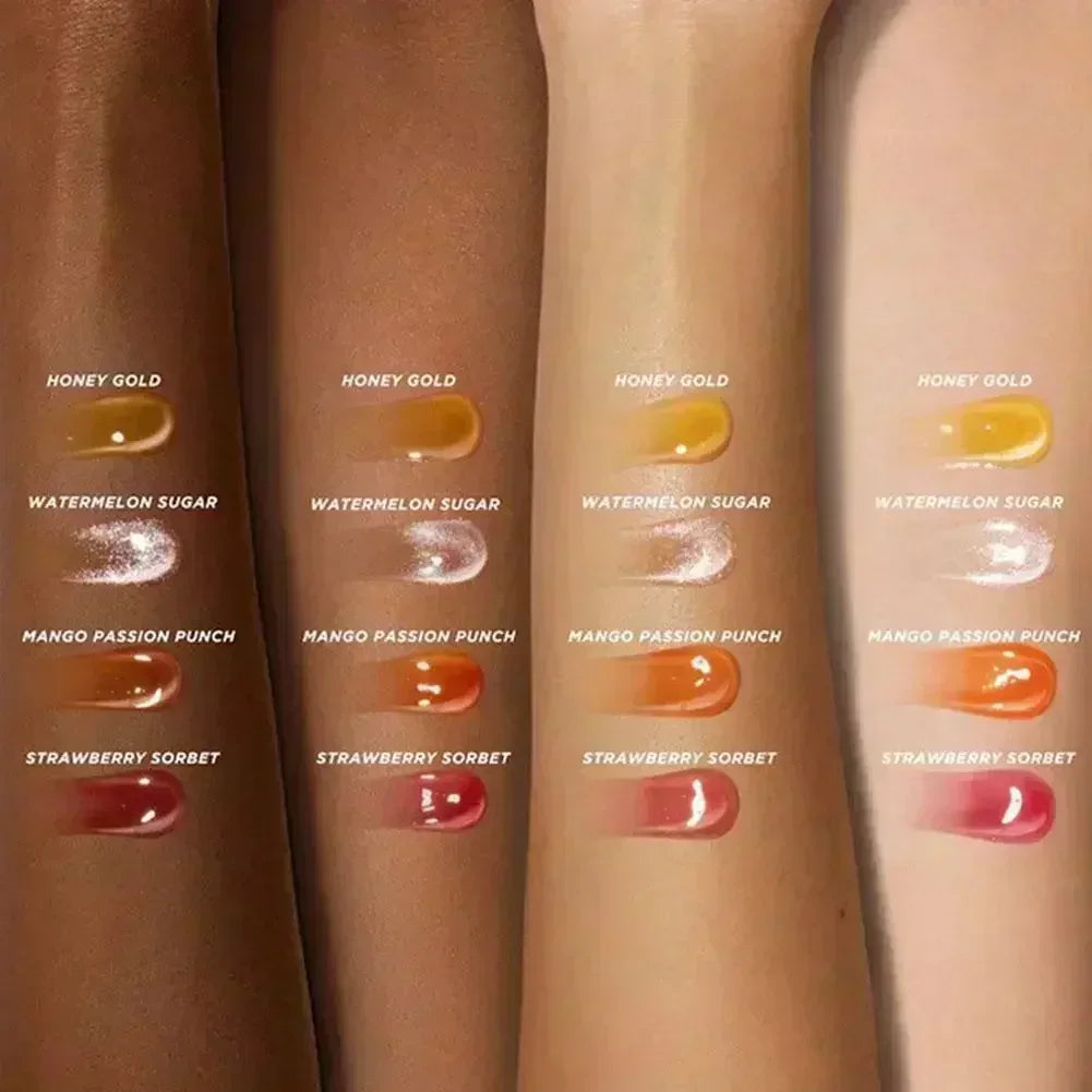 Gisou Fruit Honey Lip Balm Long Lasting Moisturizing Nourishing Lip Oil Gloss Care Exfoliating For Women Improve Lip Dryness