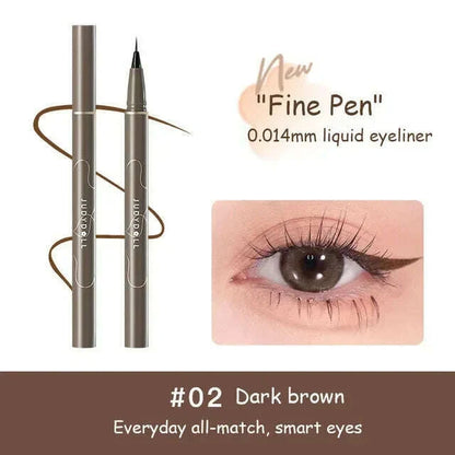 JUDYDOLL Super Fine Eyeliner Fine Brushwork Stain Free Waterproof Anti Shake Long lasting Fast Drying Slim And Enlarged Eyes