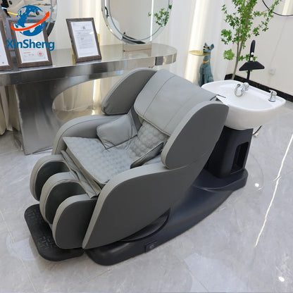XinSheng Professional Rotating Shampoo Chair Hair Head SPA Chairs Headspa Salon Furniture Barber Chair Shampoo Bed Barber Beds