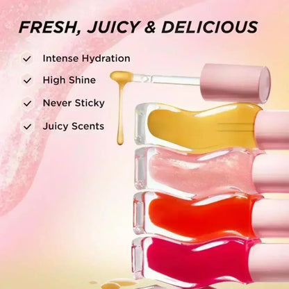 Gisou Fruit Honey Lip Balm Long Lasting Moisturizing Nourishing Lip Oil Gloss Care Exfoliating For Women Improve Lip Dryness