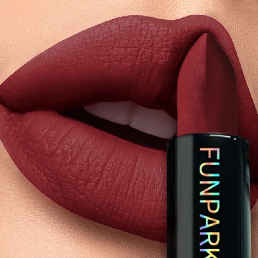 25-Color Matte Lipstick Waterproof Long Lasting  Velvet Finish Lip Tint Smooth Matte Lip Color Smudge-proof Lip Liner Lip Makeup