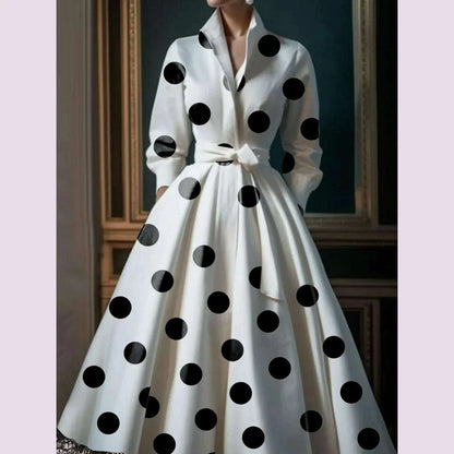 Luxury Elegant Wedding Guest Dresses for Women Polka Dot A-Line Dress Evening Party Dress 2025 Women's Formal Maxi Dresses