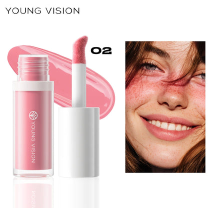 YOUNG VISION 3 Colors Lightweight Moisturizing Liquid Blush for Lips & Cheeks Highlighting & Color Showing Blush