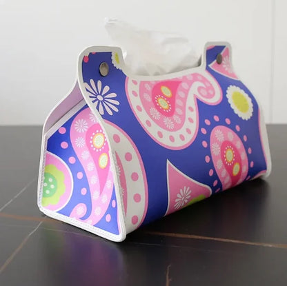 Leather Tissue Box Car Tissue Box Home Living Room Decoration Bedroom Kitchen Desktop Nordic Large Storage Box Napkin Holder