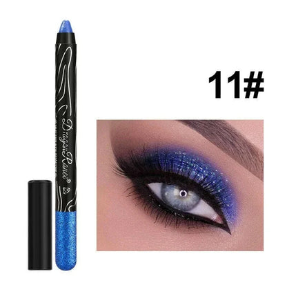 Shiny Pearlescent Highlighter Eyeshadow Pencil Waterproof Lasting Glitter Eyeliner Gel Pen Makeup Lying Silkworm Eyeshadow Pen