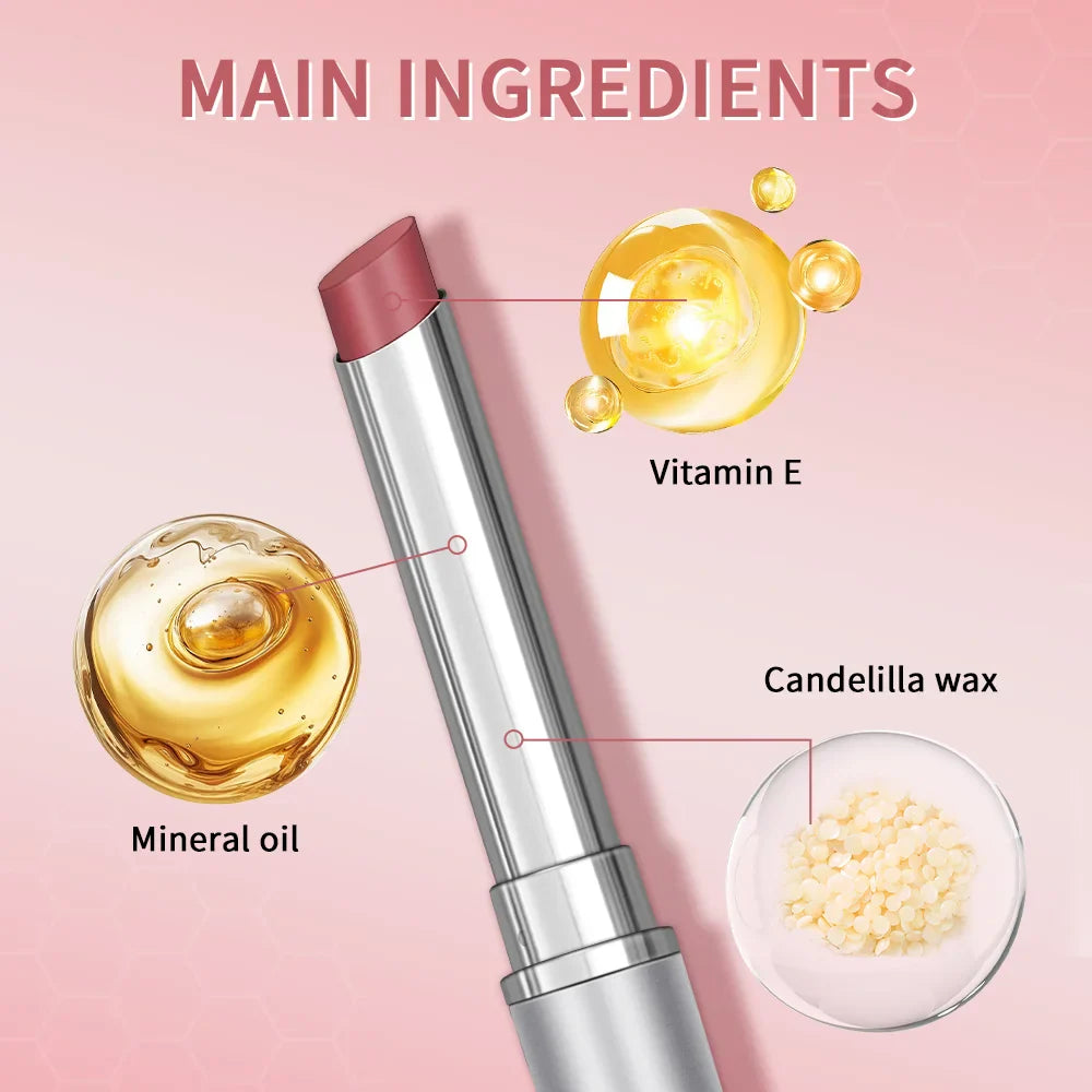 NEW Pink Honey Colorless Lip Balm Lipstick Long-lasting Moisturizing Pink Gloss Lipstick Nourish Makeup Lip Care Cosmetics
