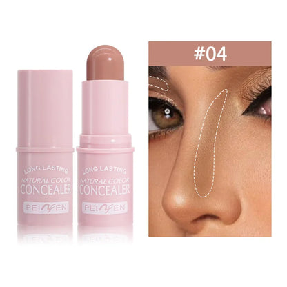 Highlighter Stick Brightening Skin Tone Contouring Natural Stereo Concealer Cream Makeup Base Foundation Multi-Purpose Stick