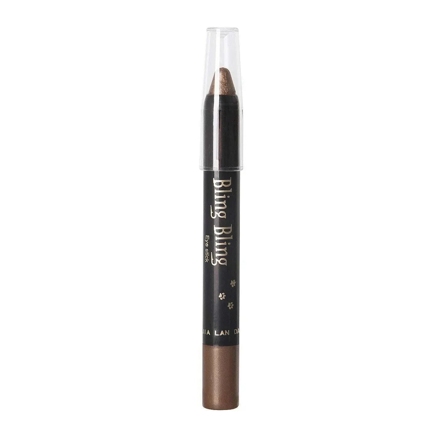 15 Color Pearlescent Eyeshadow Eyeliner Pencil Waterproof Glitter Matte Nude Eye Shadow Makeup Pigment Silkworm Eyeshadow Pen