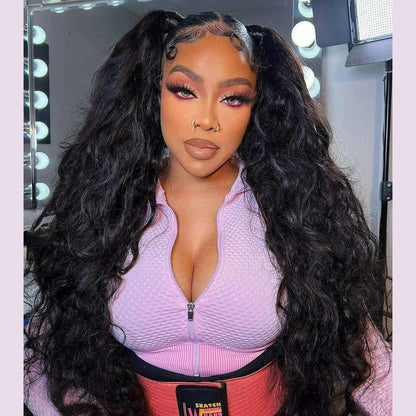 30 40 Inch 13x4 13x6 HD Body Wave Lace Front Wig Pre Plucked Loose Wave Lace Frontal Wig 100% Human Hair Wigs For Black Women