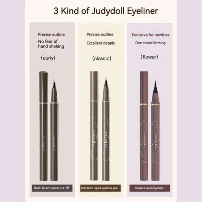 JUDYDOLL Super Fine Eyeliner Fine Brushwork Stain Free Waterproof Anti Shake Long lasting Fast Drying Slim And Enlarged Eyes