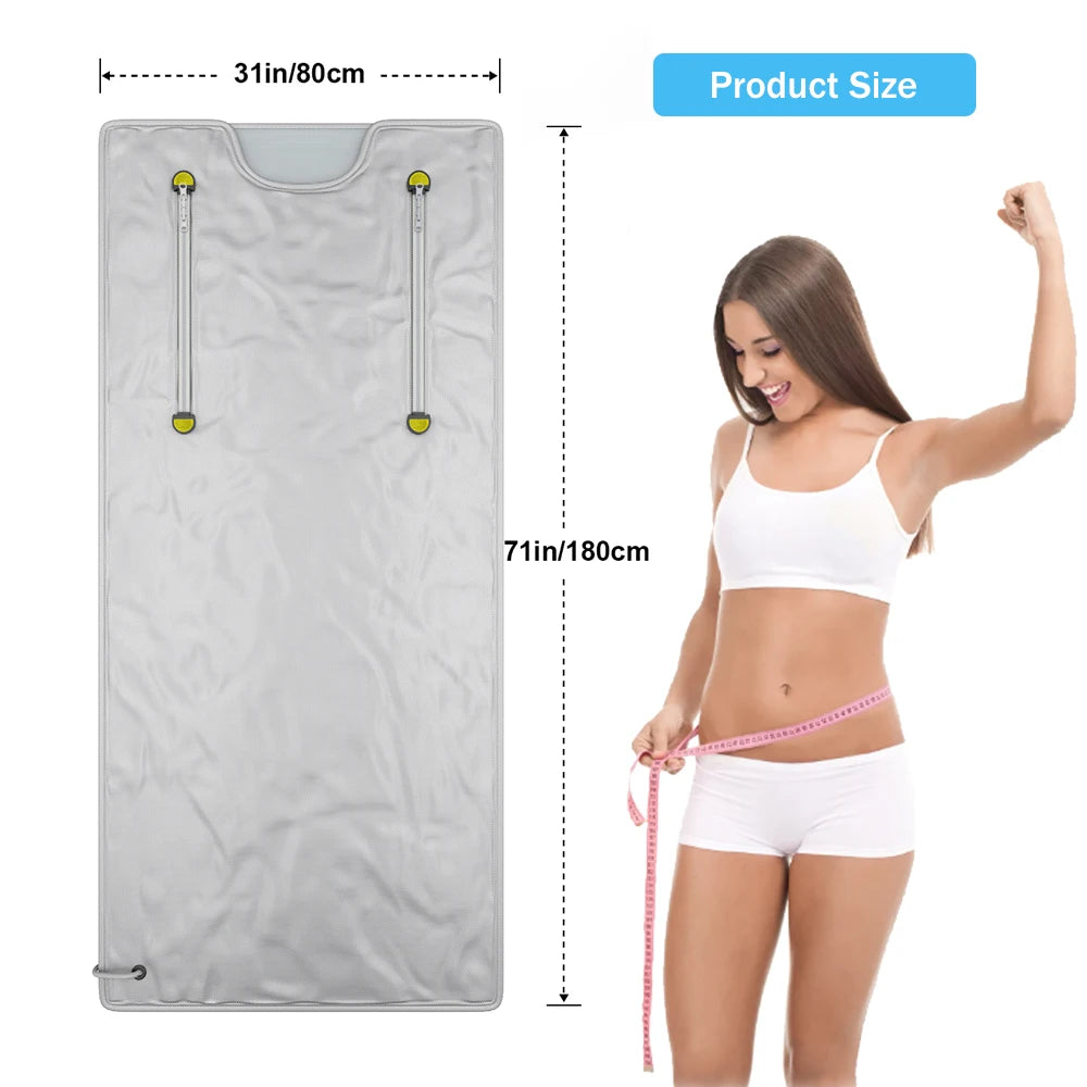 Slimming Fat Burning Sauna Blanket Device Body Relax Thermal  Lose Weight Beauty Machine for Home Use Salon Spa