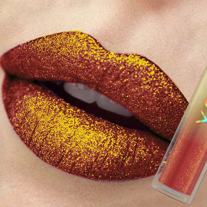 14 colors sparkling shine Lip glaze glitter metallic long lasting lip gloss waterproof liquid lipstick Makeup lip oil gifts