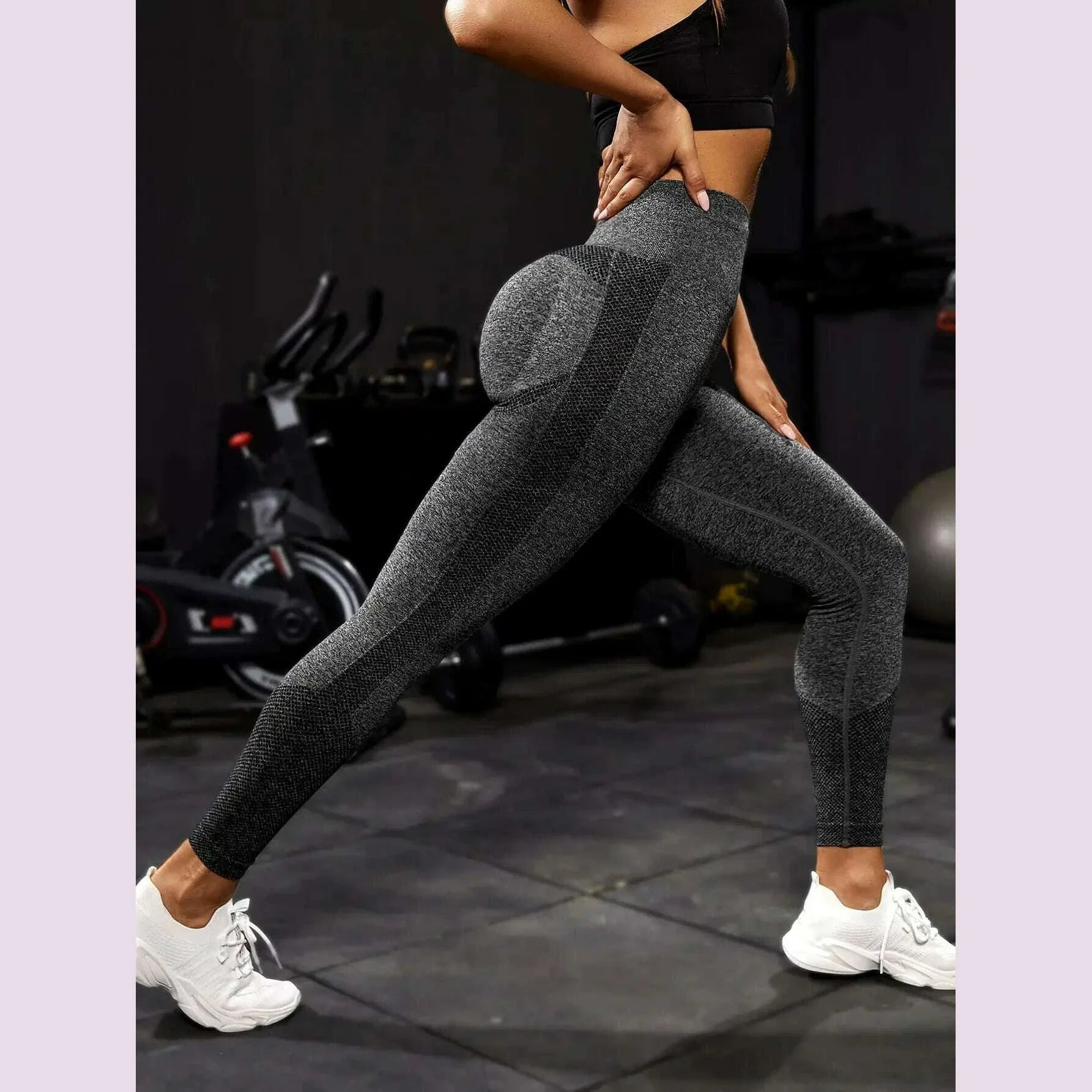 Yoga Sport Women Fitness Seamless Workout Leggings Fashion Push Up Leggings Gym Women Pants