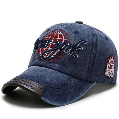 New Distressed Cotton Washed Baseball Cap Korean Outdoor Sunscreen Hat Casual And Versatile Street Spring And Autumn Sunhat
