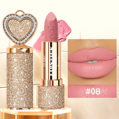 Velvet Matte Lipstick Waterproof Hydrating Long Lasting Non Transfer Lip Gloss Bold Sexy Shades for Women