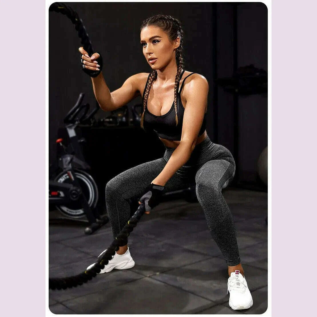 Yoga Sport Women Fitness Seamless Workout Leggings Fashion Push Up Leggings Gym Women Pants