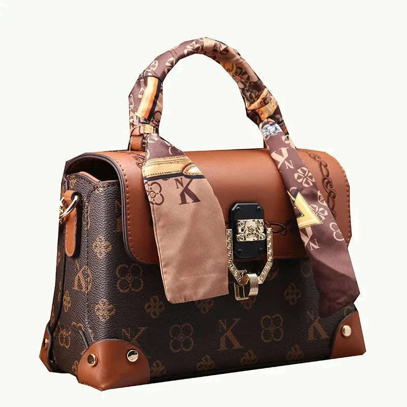 Light luxury brand women's handbag 2025 new autumn and winter high-end designer fashionable shoulder crossbody bag