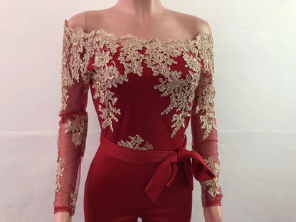 Elegant Lace Stitching Jumpsuit 2025 Summer Wide Leg Pants Romper Women Casual Office Playsuit Holiday Communting Overalls Mujer