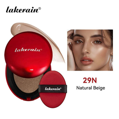 Lakerain Sunscreen Cushion Foundation  Waterproof Long-lasting Brighten Foundation Cream Women Base Makeup Face Korean Cosmetics