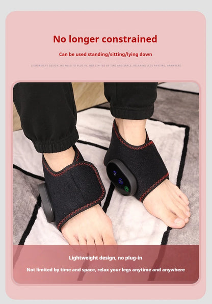Electric Foot Warmer Massager Heated Guard Legs Joint Heat Compress With Foot Massage