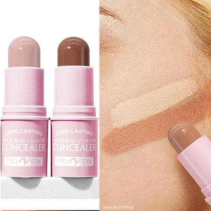 Highlighter Stick Brightening Skin Tone Contouring Natural Stereo Concealer Cream Makeup Base Foundation Multi-Purpose Stick