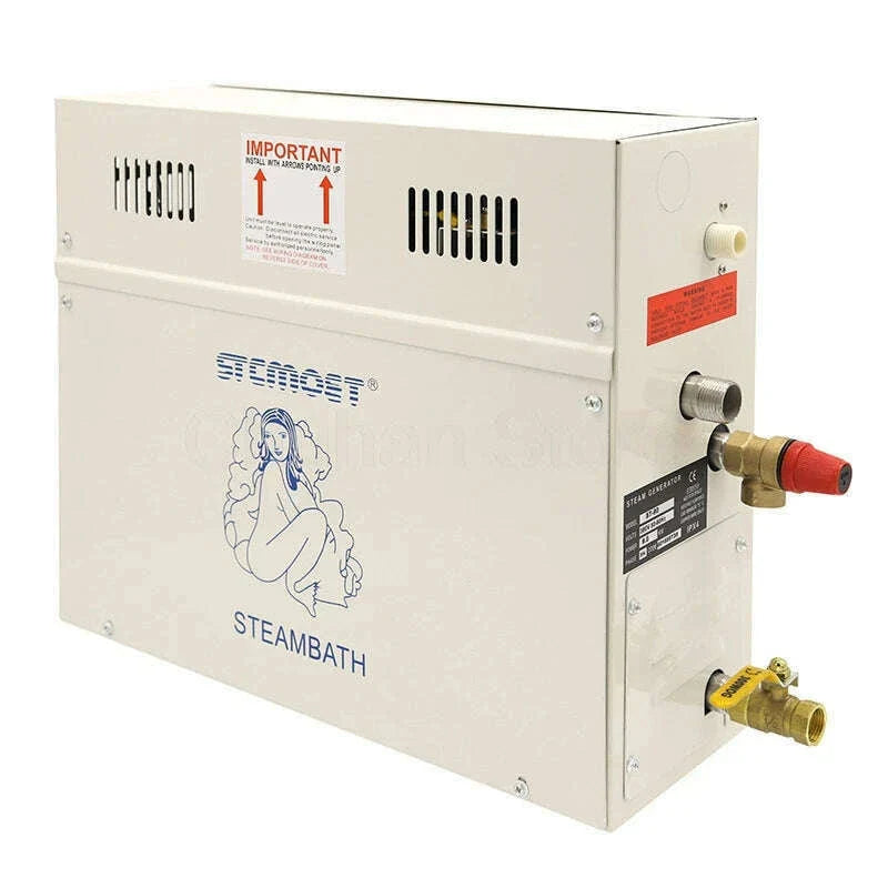 4.5/6/7/8/9KW Sauna Spa Steam Generator For Home Steam Shower with Digital Controller Sauna Room SPA Steam Bath Machine