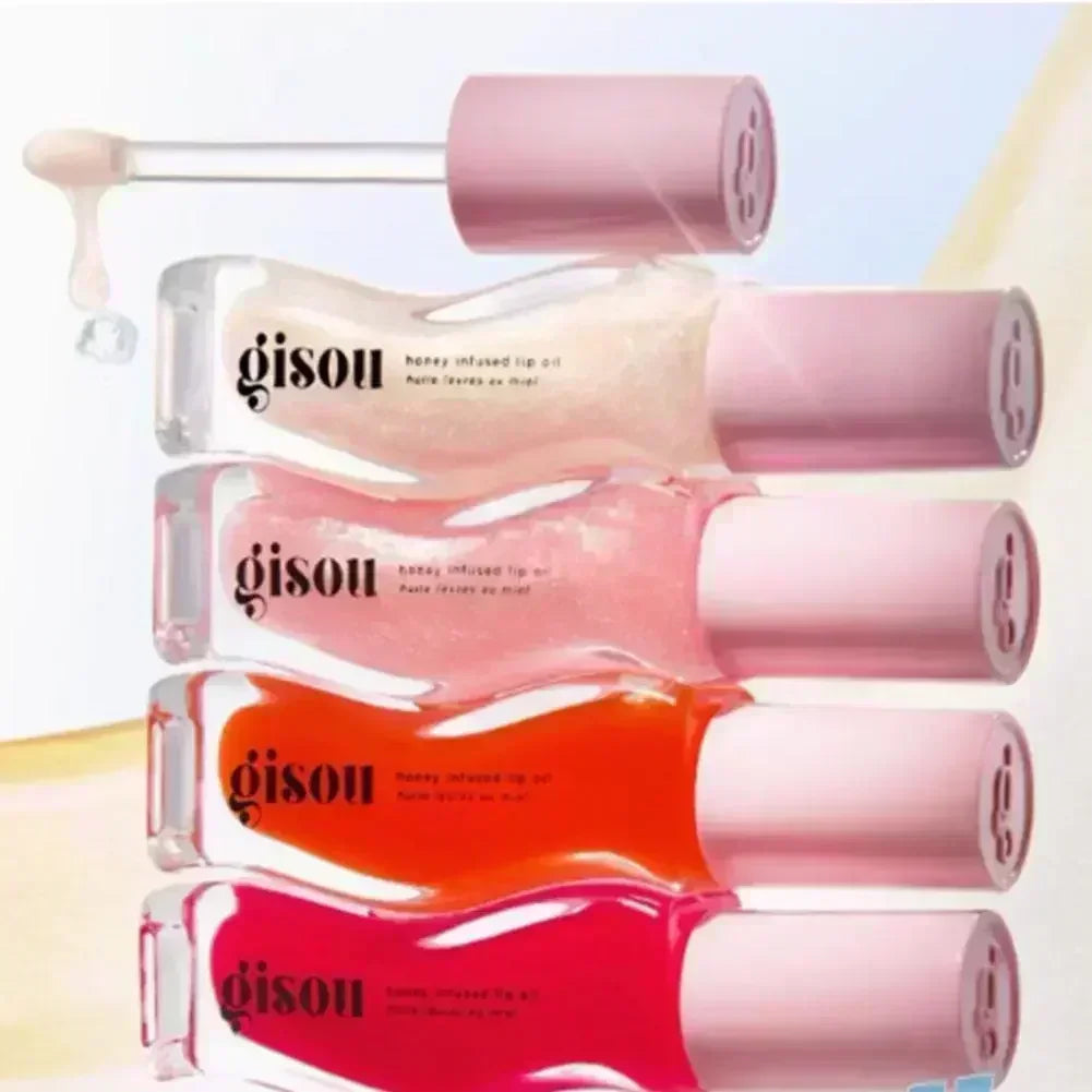 Gisou Fruit Honey Lip Balm Long Lasting Moisturizing Nourishing Lip Oil Gloss Care Exfoliating For Women Improve Lip Dryness