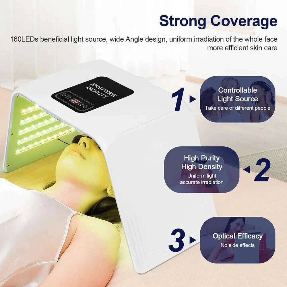 7 Colors LED Mask Face&Body Salon SPA Lamp Skin Moisturizing Rejuvenation  Anti Wrinkle Beauty Skin Care Equipment