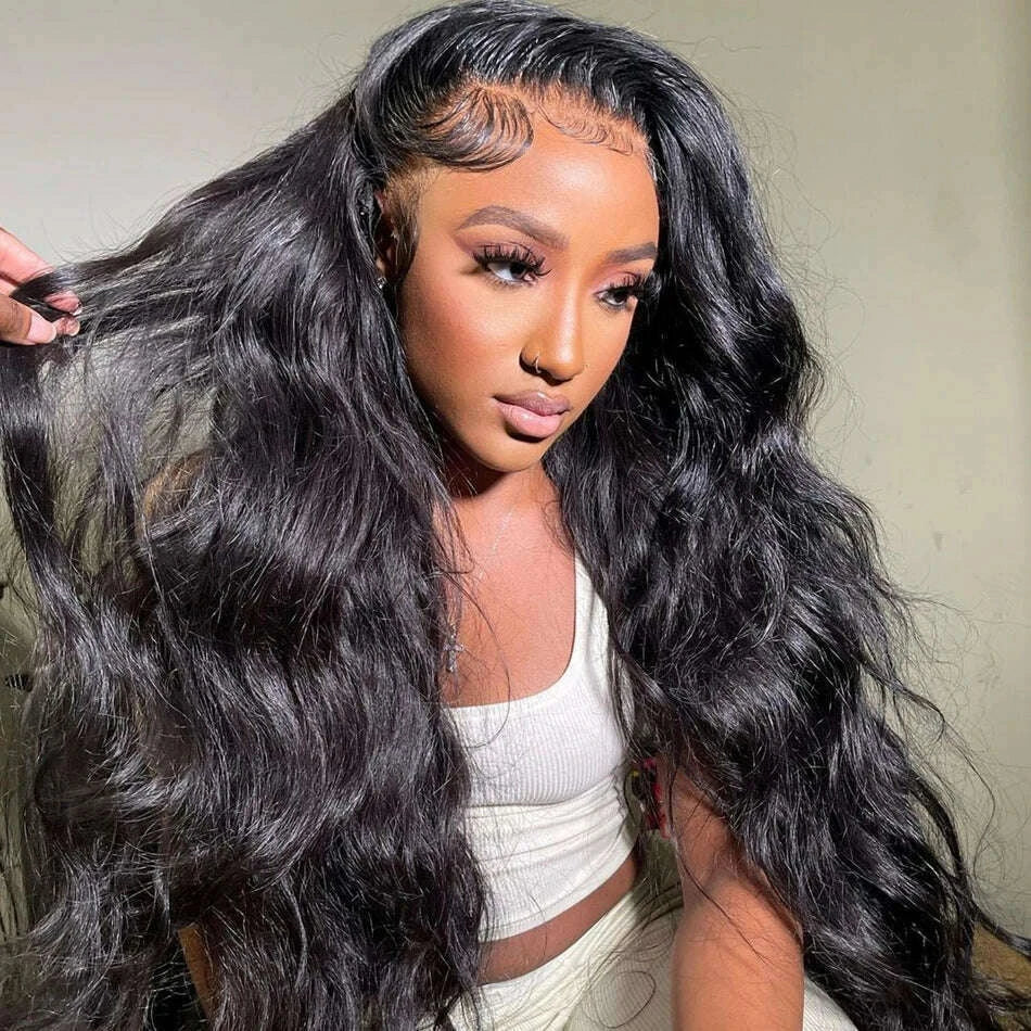 30 40 Inch 13x4 13x6 HD Body Wave Lace Front Wig Pre Plucked Loose Wave Lace Frontal Wig 100% Human Hair Wigs For Black Women