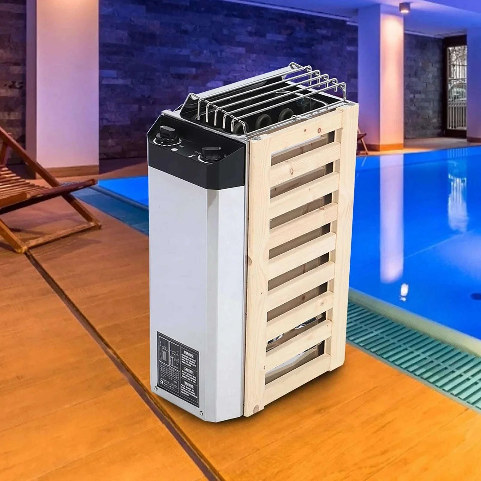 3KW Internal Control Type Stainless Steel Sauna Stove Heater Heating Tool for Sauna Room Stainless Steel Sauna Stove Sauna Stove