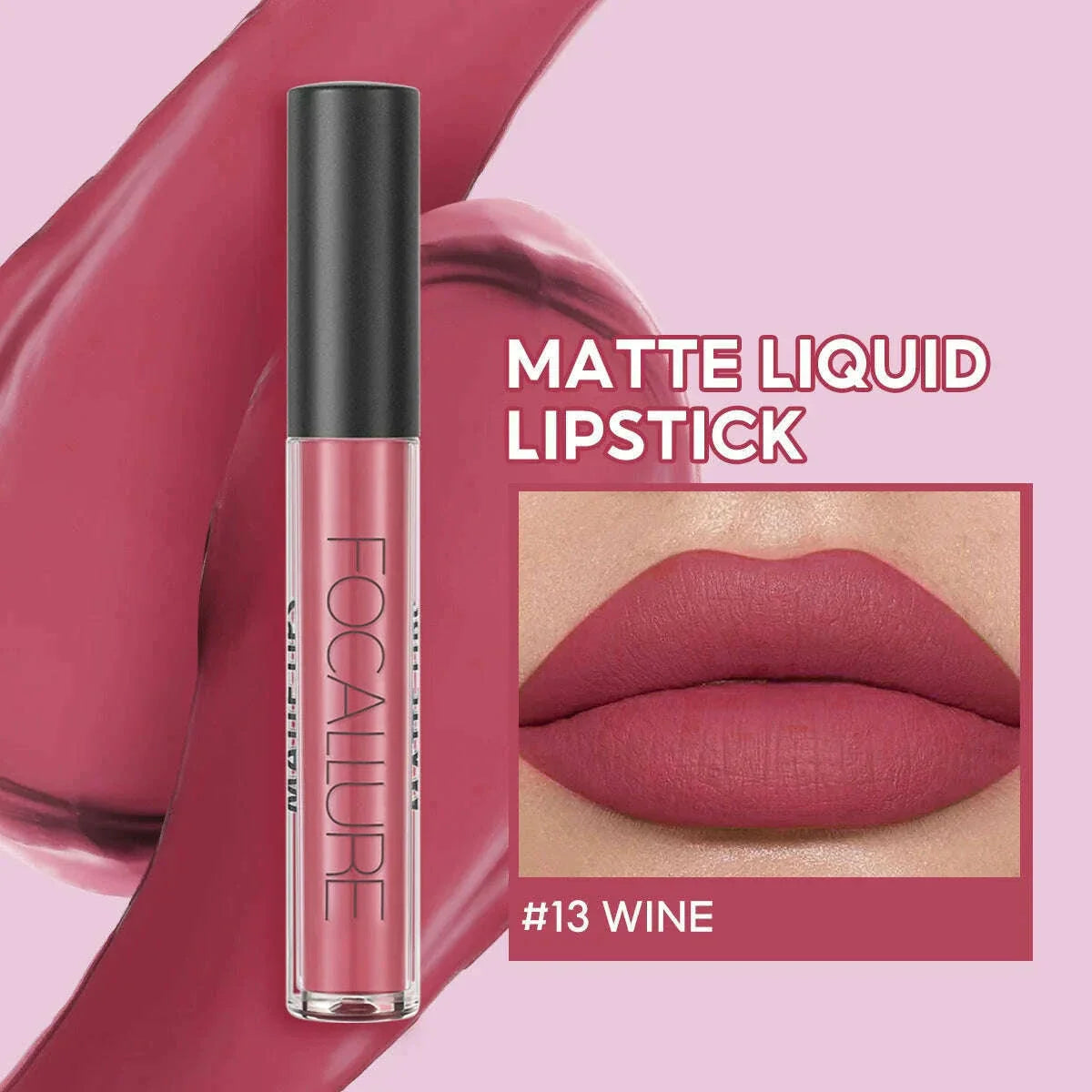 Focallure Wholesale Hot Liquid Lipgloss Matte Lipstick 37 Colors Waterproof Lip Stick Lip Tint Long Lasting Lips Makeup Woman