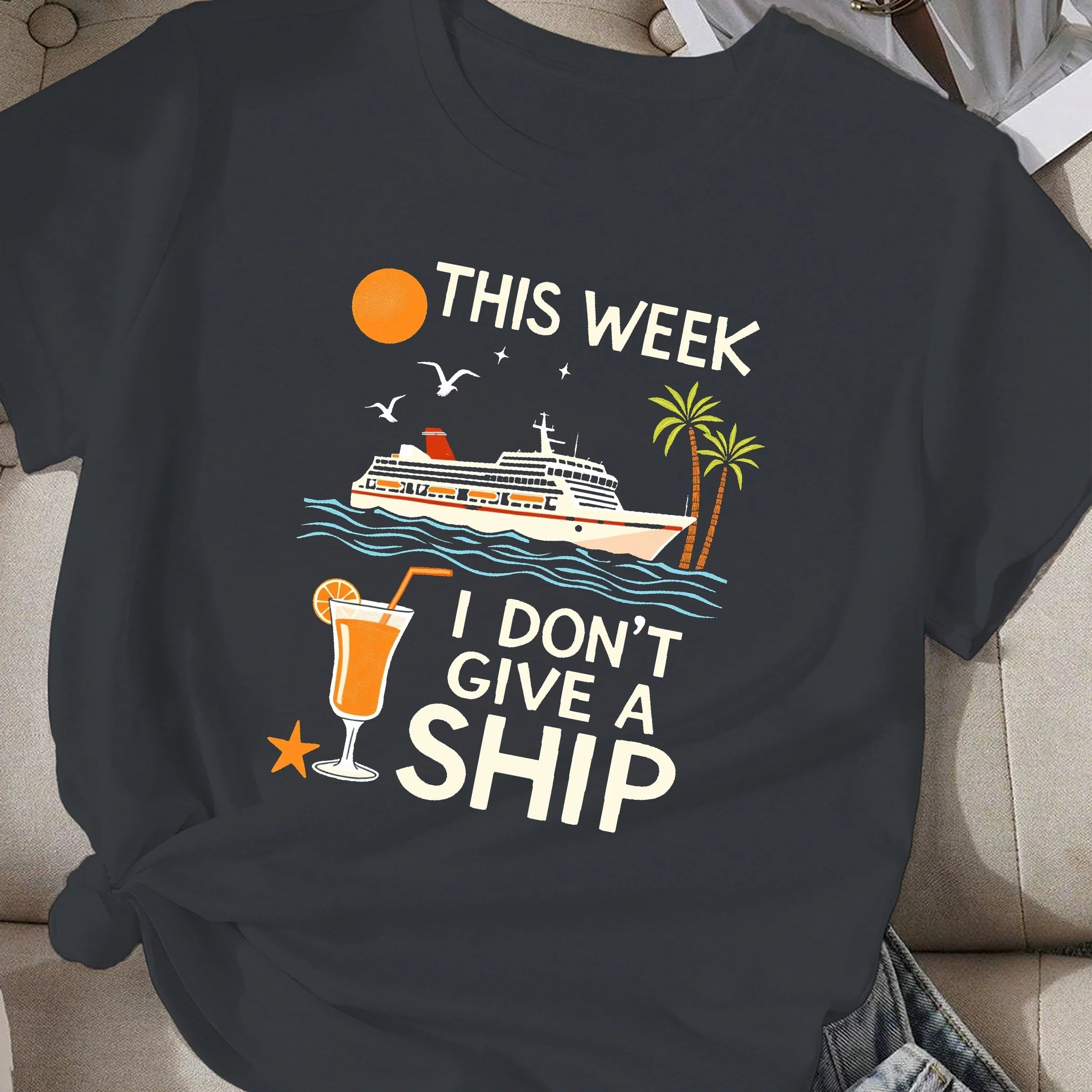 cruise ship  women's comfit t-shirt