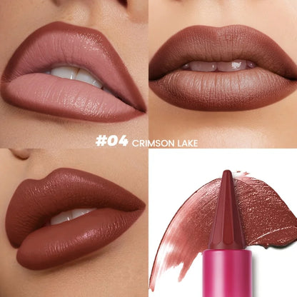 Matte Velvet Lip Liner & Lipstick - Dual-Use Precision Lip Contour Pencil for Smooth, Long-Lasting Color,Lip Liner Pencil, lip