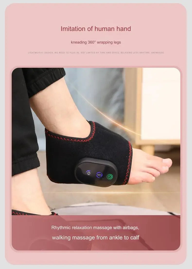 Electric Heating Guard Legs Warmer Joint Heat Compress Foot Massager Heating Sheath For Men And Women