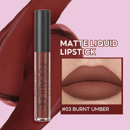 Focallure Wholesale Hot Liquid Lipgloss Matte Lipstick 37 Colors Waterproof Lip Stick Lip Tint Long Lasting Lips Makeup Woman
