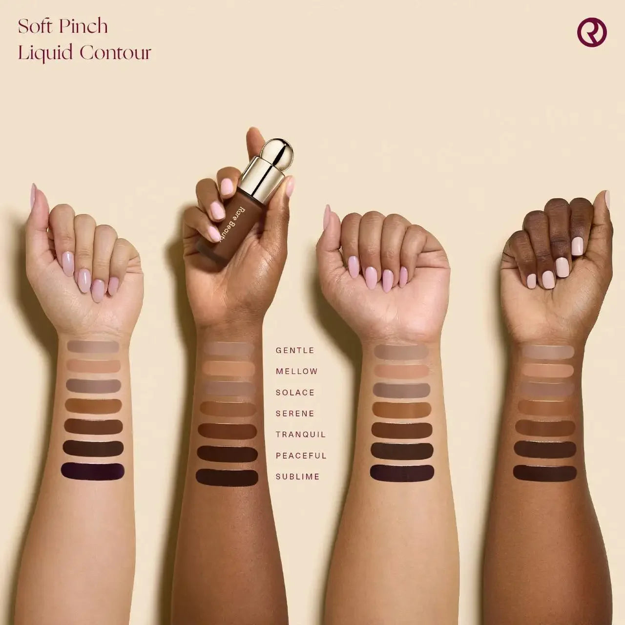 Fashion Hot Rare Beauty Contour Liquid Cosmetic Bronze Concealer to Enhance the Dimensional Sense of Facial Contour Shadow Blush