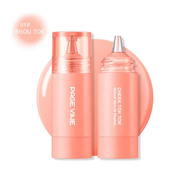 PAGE VINE Liquid Blush Longlasting Velvet Ink Blusher Brightening Natural Rouge Multi-Purpose Matte Lipstick Eyeshadow Makeup