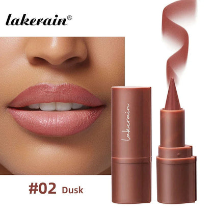 6Colors Liner Lipstick Matte Black Brown Velvet Lipstick Waterproof Non Sticky Contouring Tint Lipliner Crayon Lip Makeup