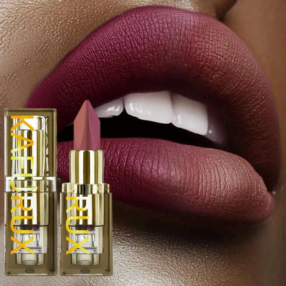 6 Color  Glitter Two-tone Lipstick Purple Black Matte1pc Lipsticks Cosmetics Easy to use Lip Tint Makeup Lip Beauty Red Pigment