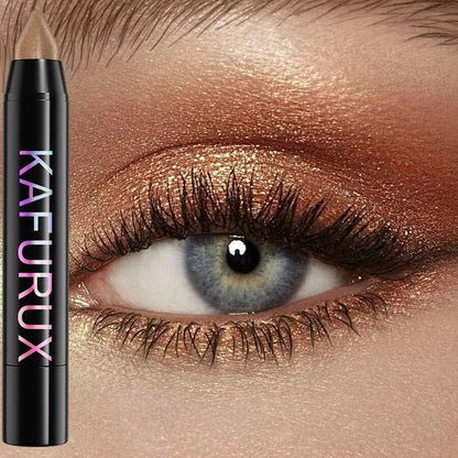 24 Colors Pearlescent Glitter Eyeshadow Eyeliner Pencil Waterproof Matte Nude Eye Shadow Eye Makeup Shimmer Highlighter Pen Tool