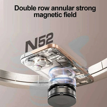 2025 Car Magnetic Phone Holder 720° Rotation Foldable Adjustable Vacuum Suction Cup Stand Bracket Desk Wall For iPhone Tesla