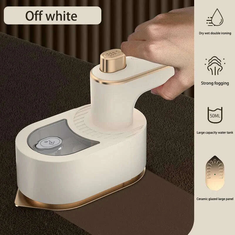 100V-230V Mini Steam Iron for clothes Travel Portable Garment Steamer Professional Home Heat Press Dry Wet Clothes Ironing 2024