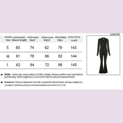 Women's Sexy Backless Jumpsuits Solid Autumn New Long Sleeve Bodycon Black Rompers Fashion Streetwear Casual Slim Female Overall