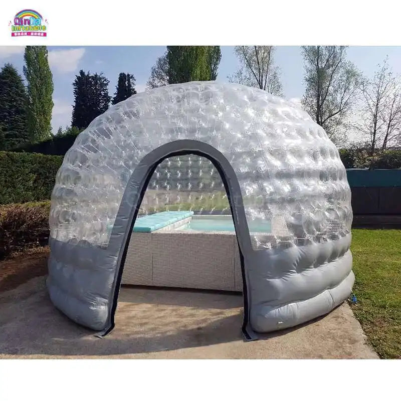 Inflatable Hot Tub Solar Dome Transparent Inflatable Dome For Sun Bath 2020 New Insolation Inflatable Dome